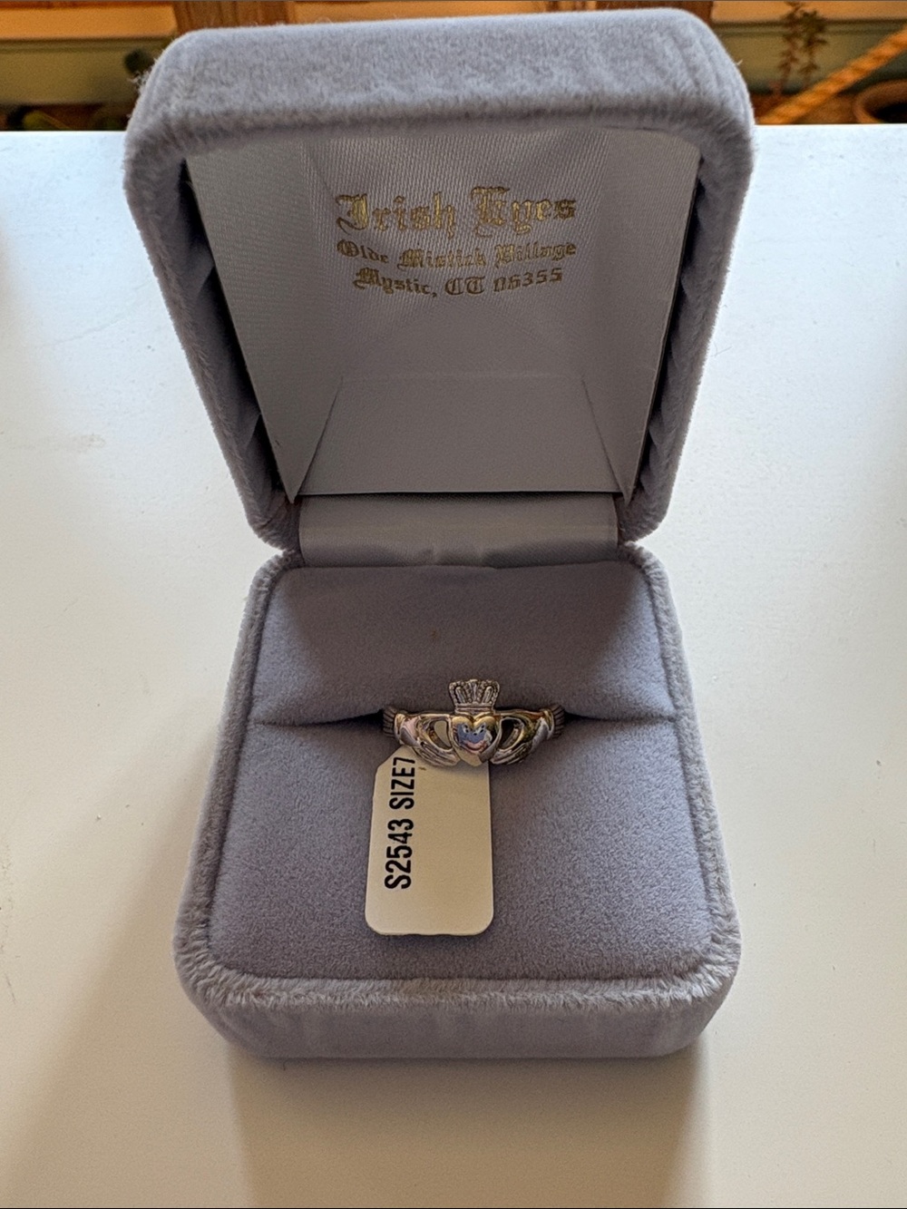 Sterling silver claddagh ring, NWT